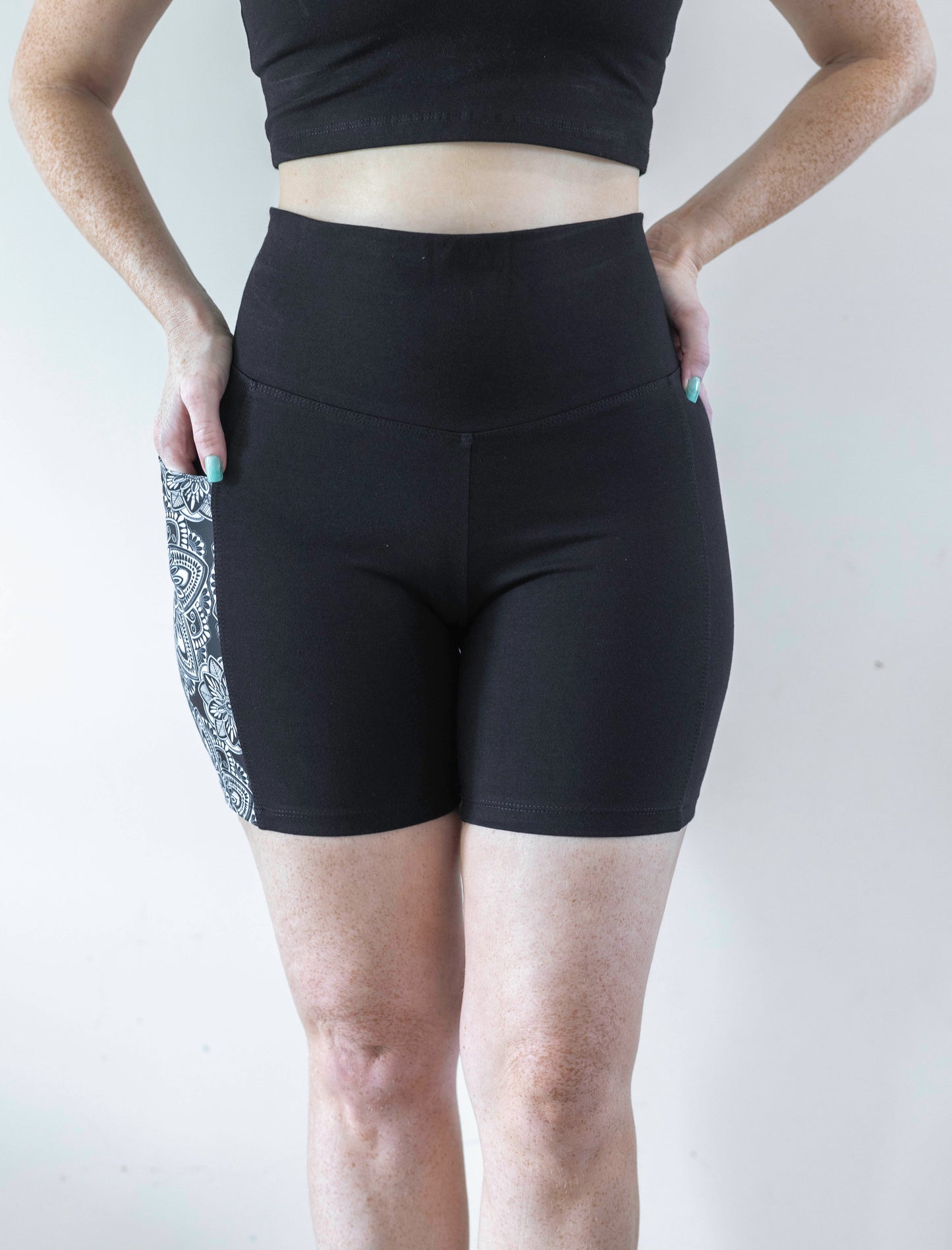 Black Organic Cotton Tank Top & Shorts Set – Activewear Bundle