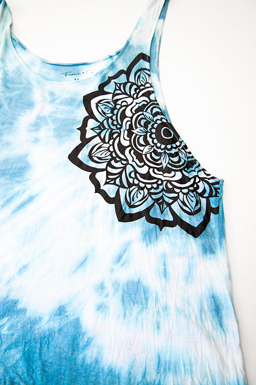 Tank Top Mandala - Tie Dye