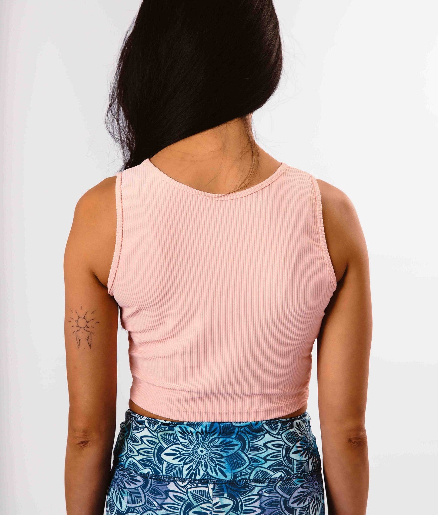 Cropped Tank Tops -Blossom Pink