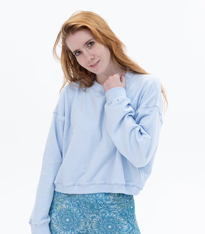 Sweatshirt Mandala  -  Baby Blue