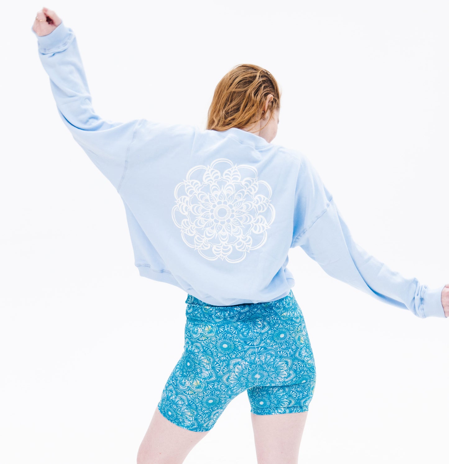 Sweatshirt Mandala - Baby Blue
