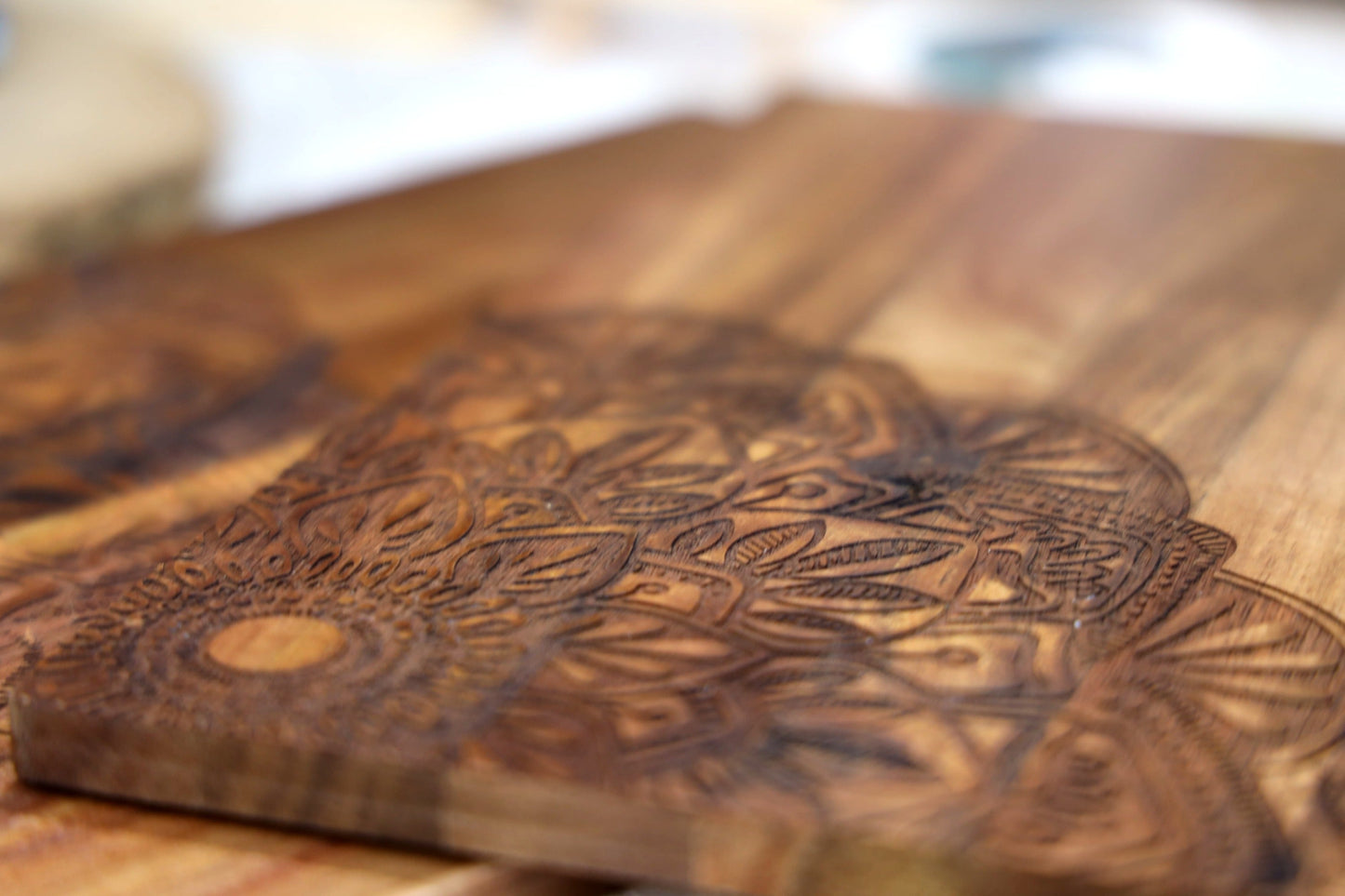 Square Mandala Cheese Boards