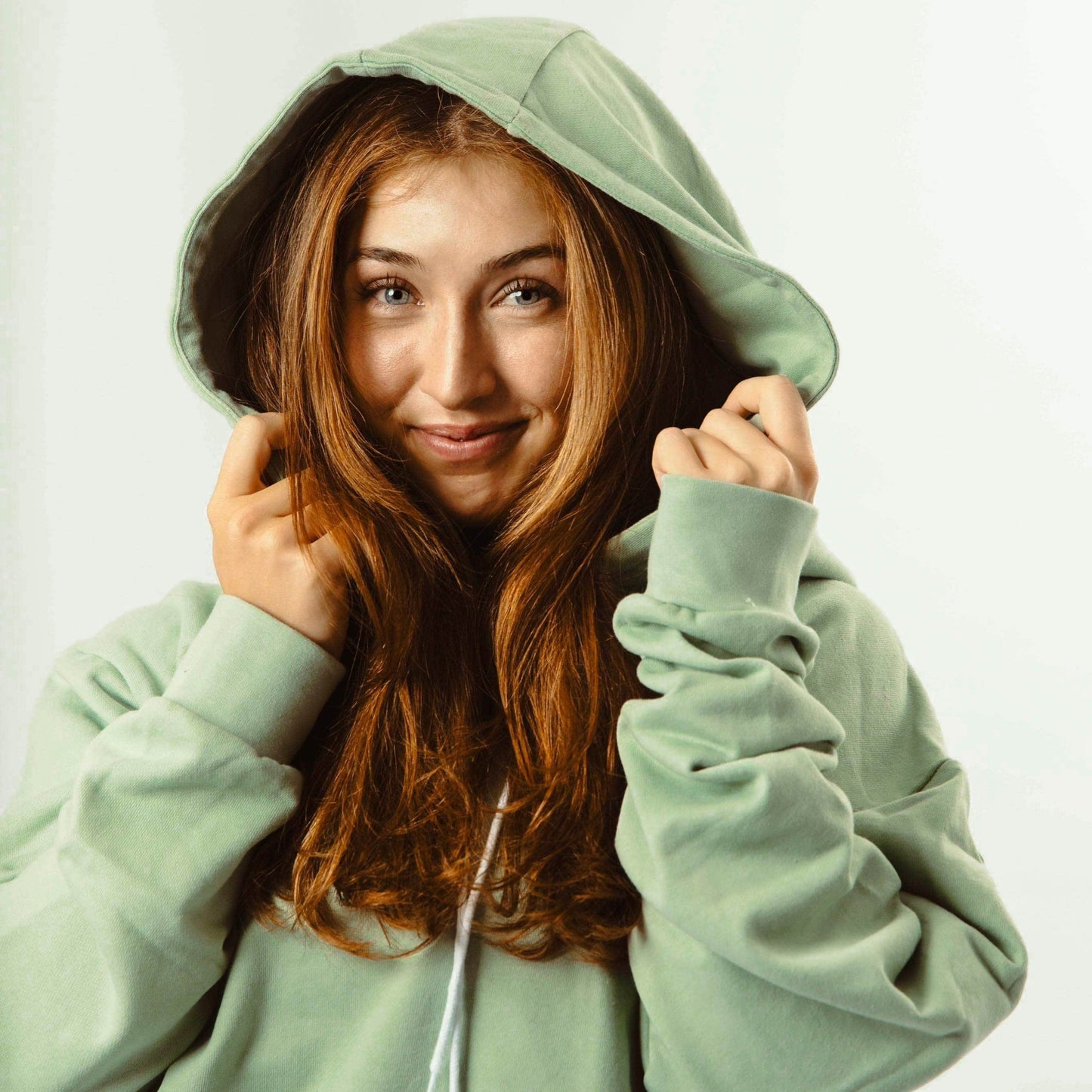 Hoodie Palm Tree Wave - Green