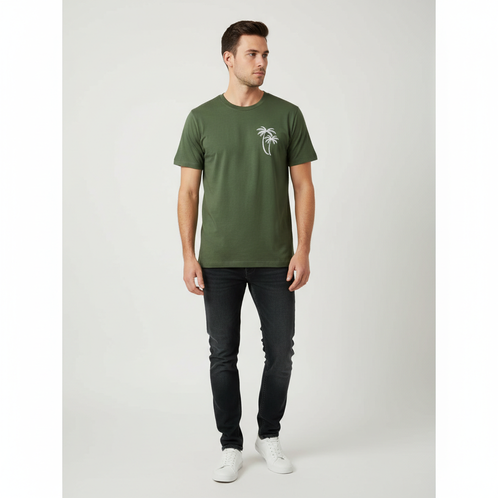 T-Shirt Palm Tree - Green