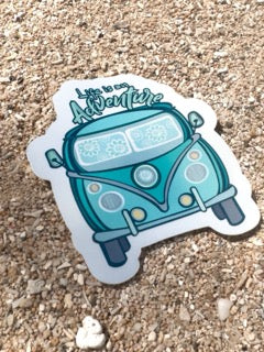 Choose Adventure Kombi Van Vinyl Sticker