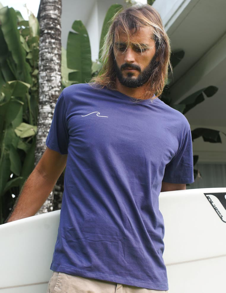 T-Shirt Wave Mandala - Navy