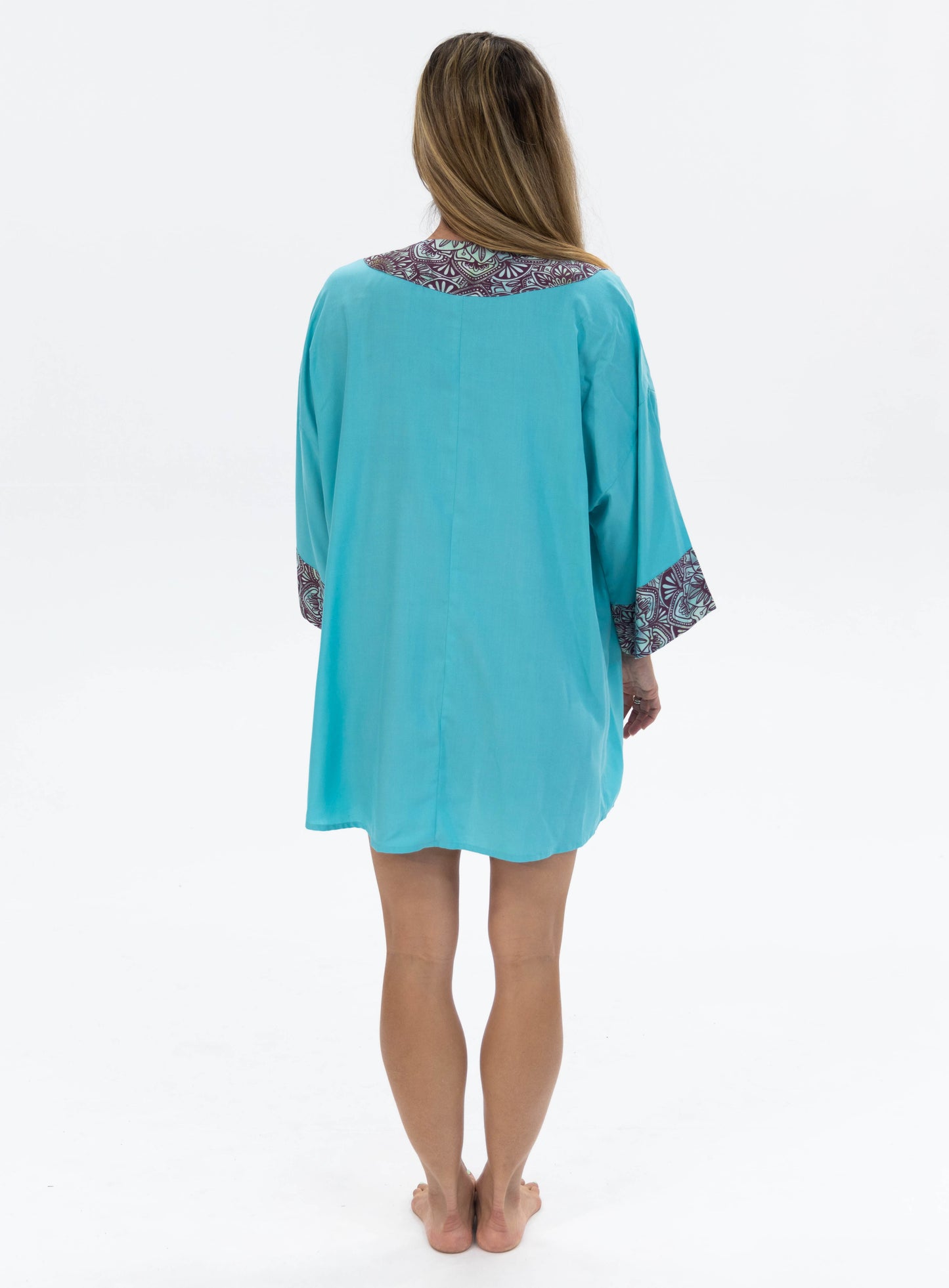 Kimono Aqua Mandala
