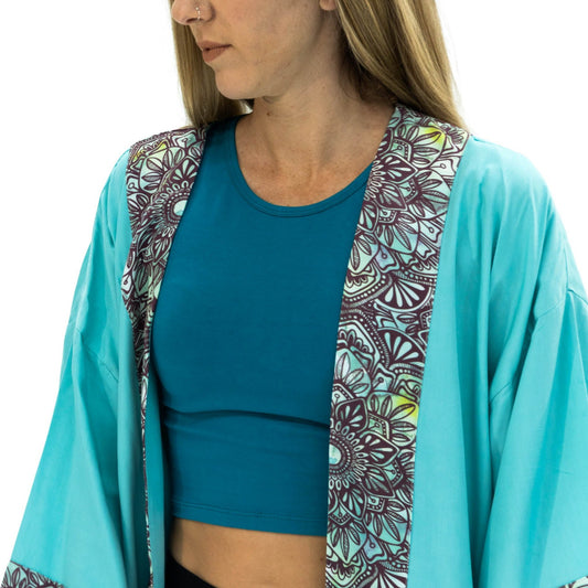 Kimono Aqua Mandala