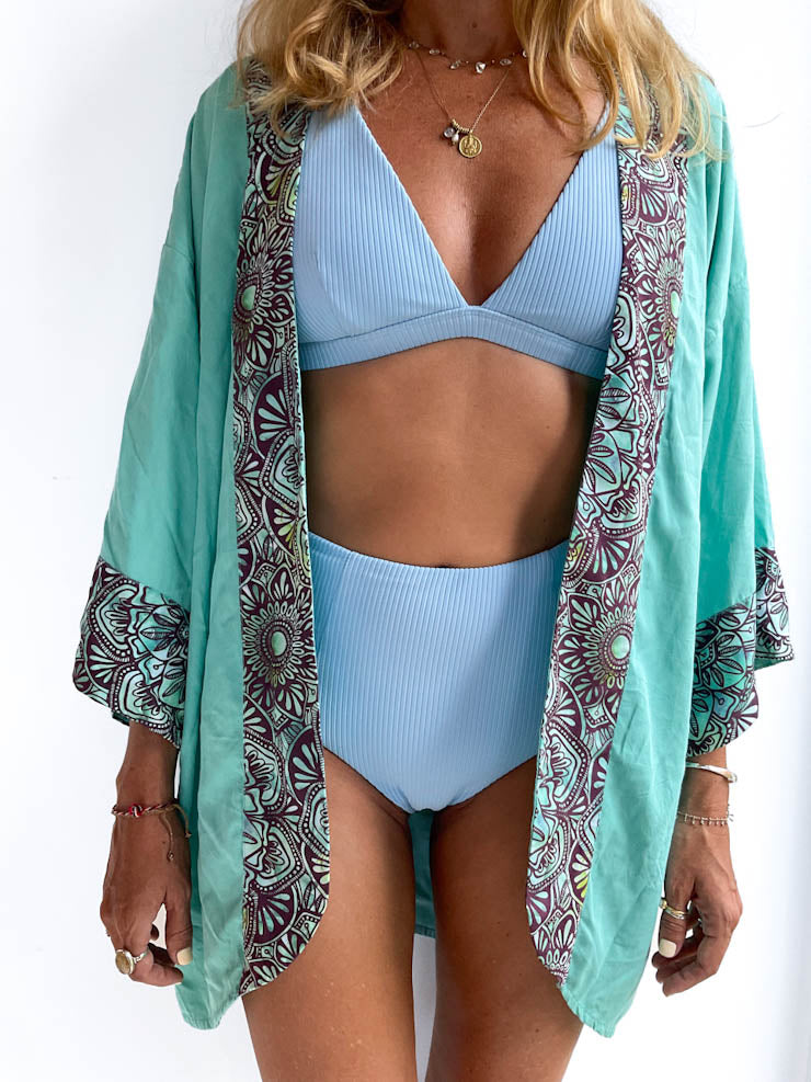 Kimono Aqua Mandala