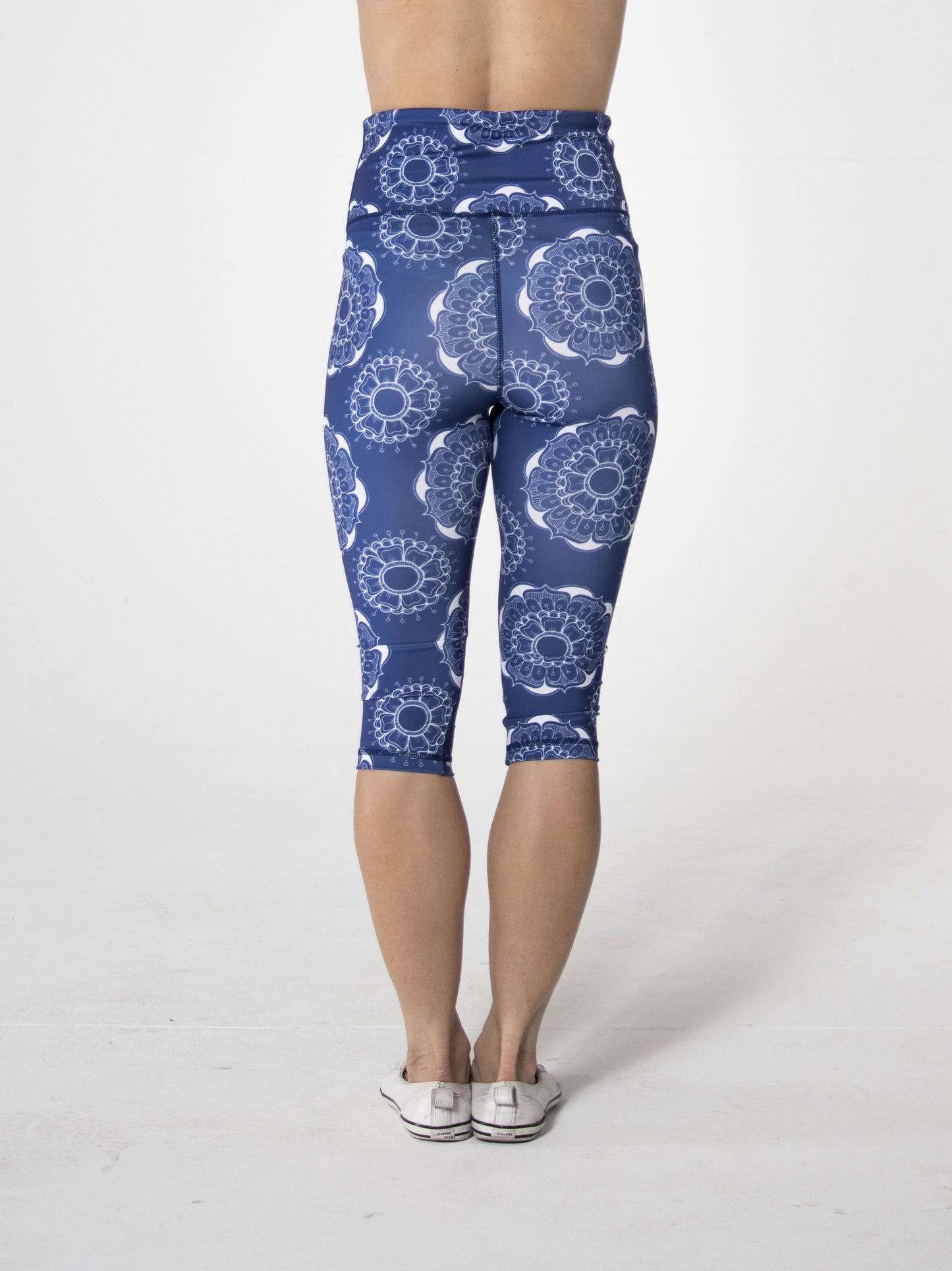 Capri Legging - Mandala Blue