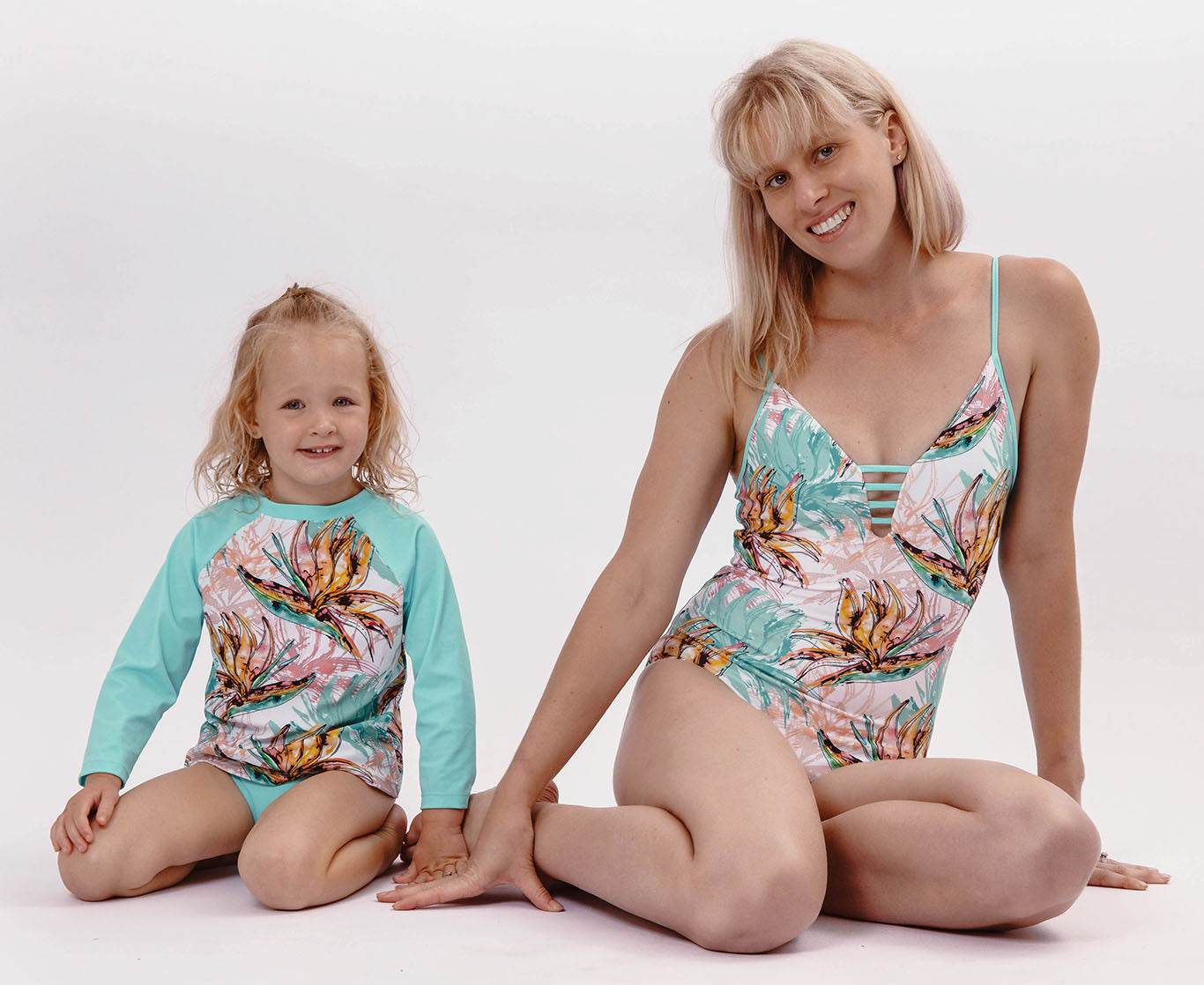 Kids Rash Vest / Sun Shirt-Bird Of Paradise