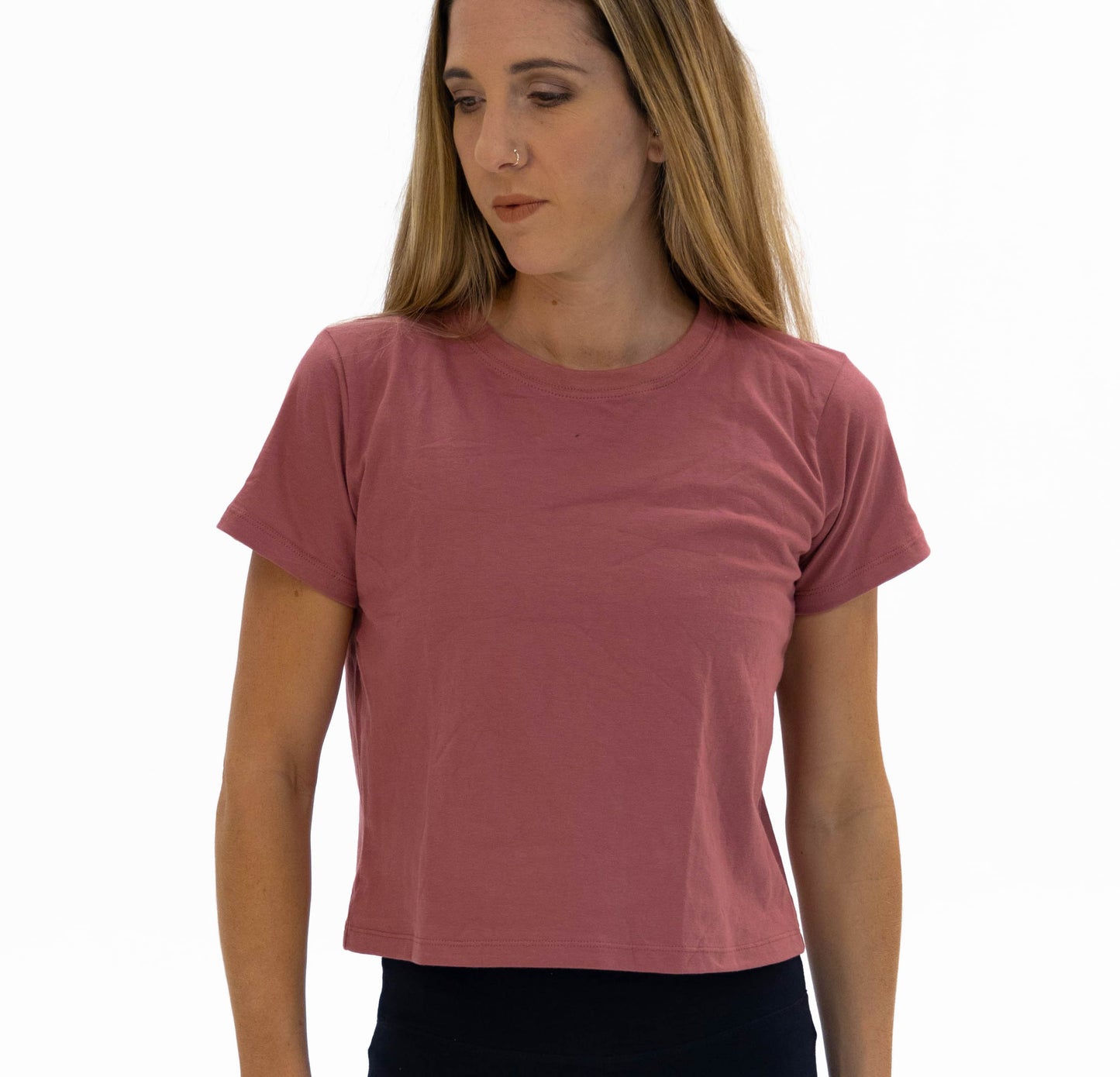 T-shirt Cropped - Rose Lotus