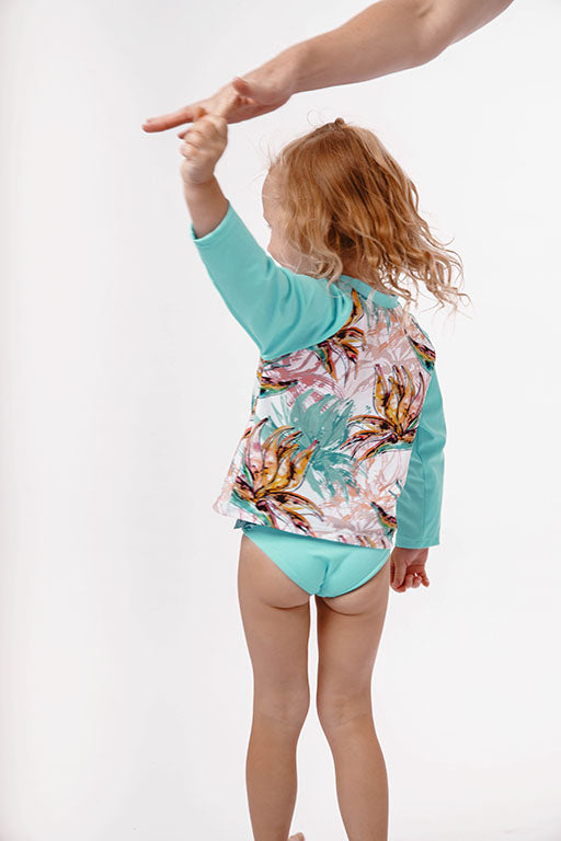 Kids Rash Vest / Sun Shirt-Bird Of Paradise
