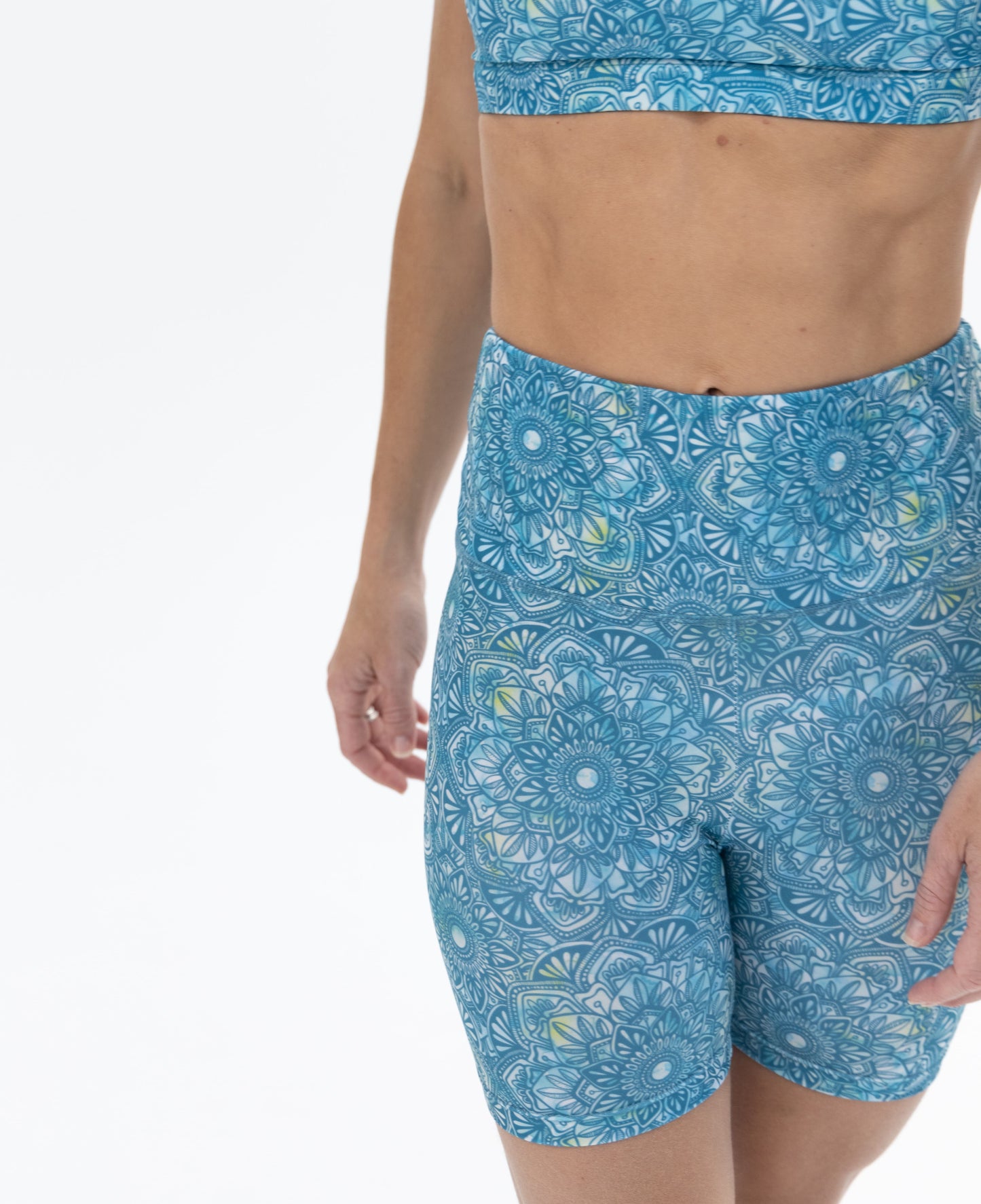 Bike Shorts - Mandala Watercolour