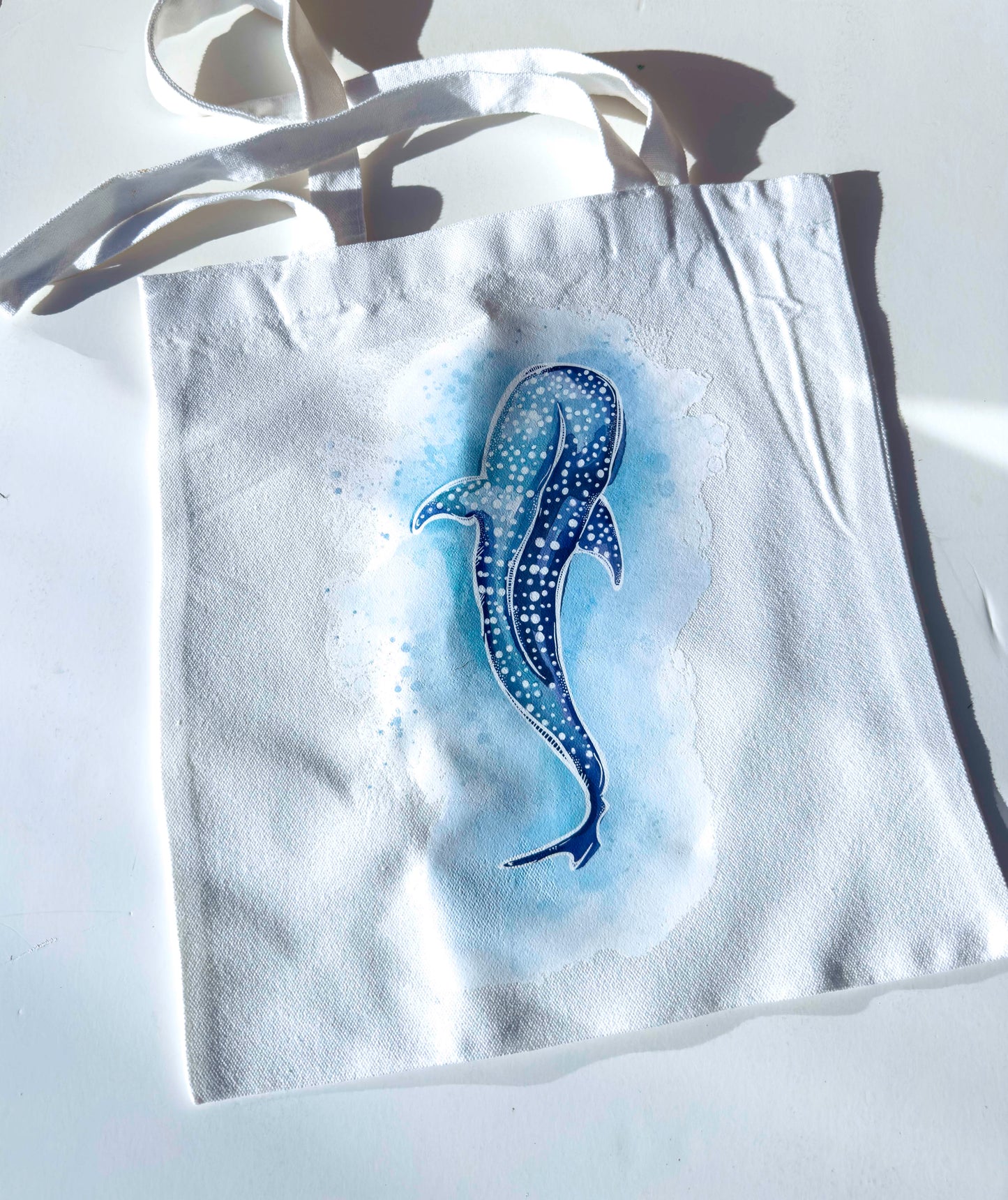 Tote Bag - Whale Shark Artisan Watercolour Illustration