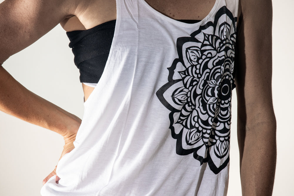 Tank Top Mandala White
