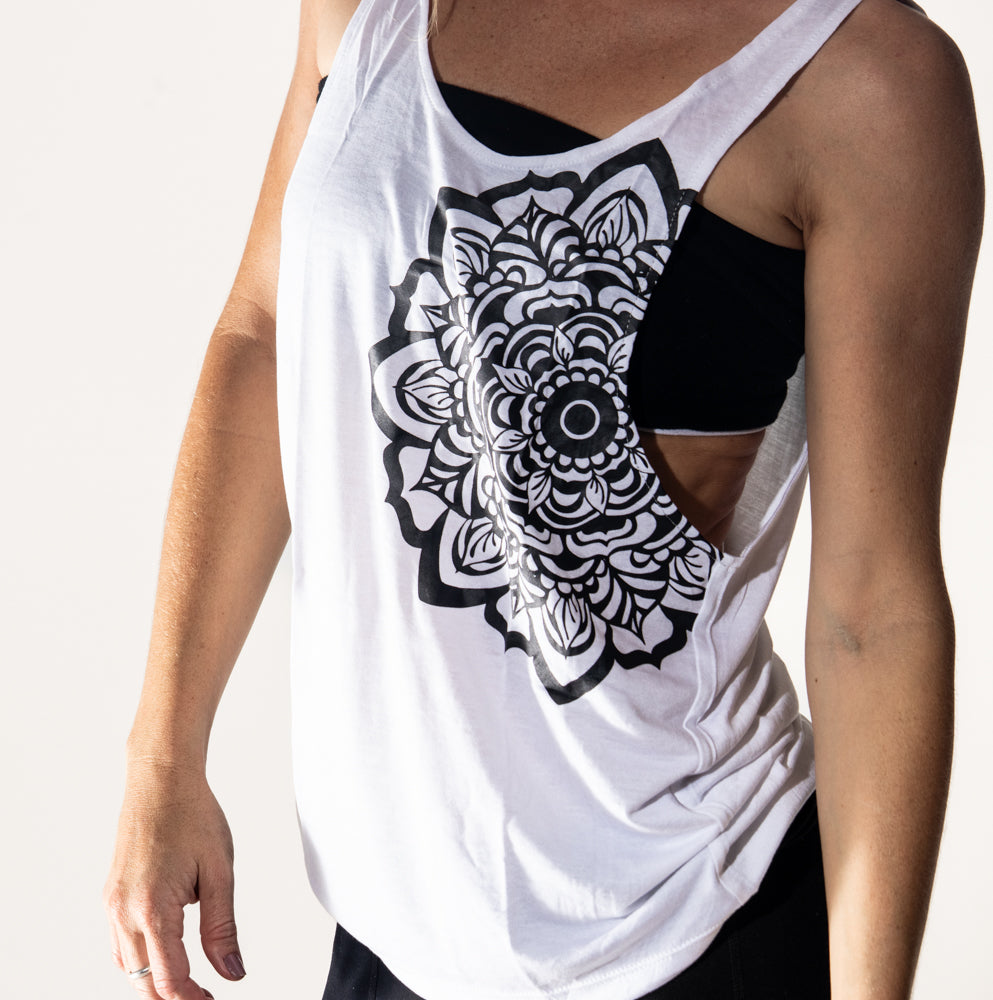 Tank Top Mandala White