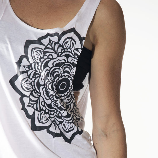 Tank Top Mandala White