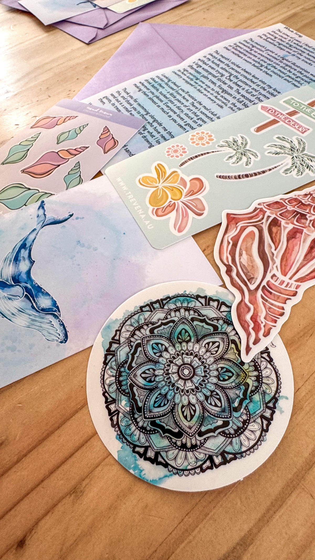 Sticker Mail Club SEPTEMBER - illustrations for your letterbox