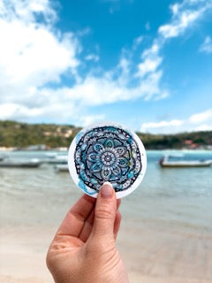 Mandala Watercolour Vinyl Sticker