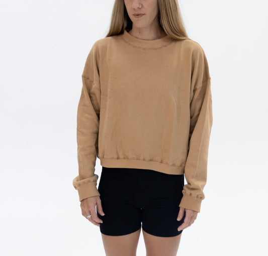 Light Brown Tropical Sunset Jumper