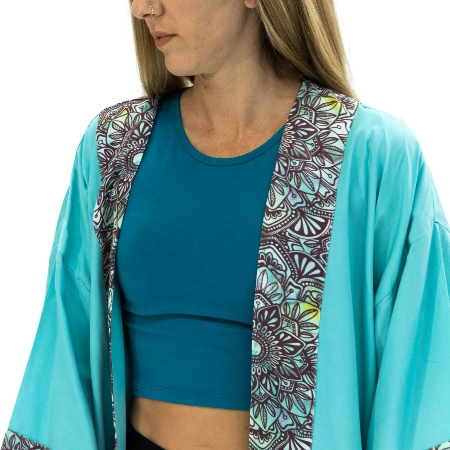 Kimono Aqua Mandala