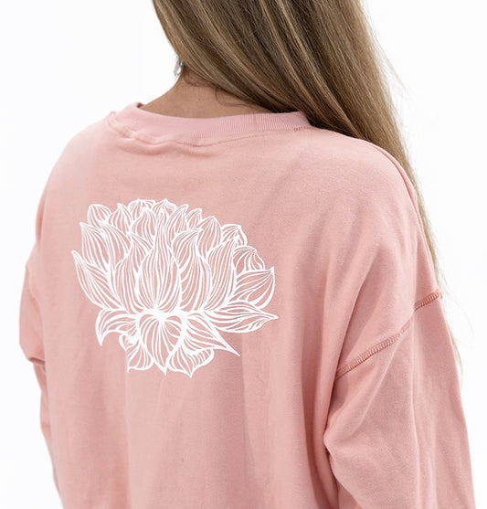 Sweatshirt Lotus- Pink