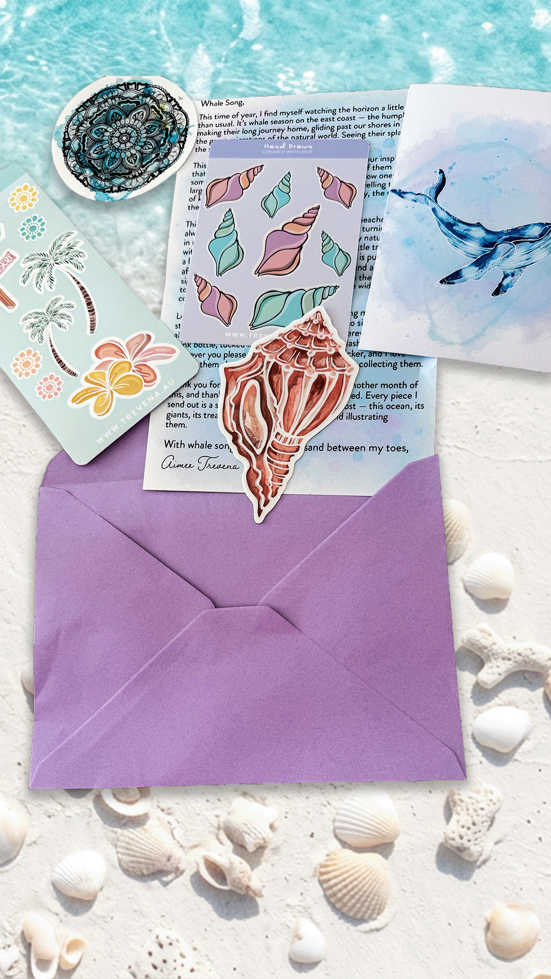 Sticker Mail Club SEPTEMBER - illustrations for your letterbox