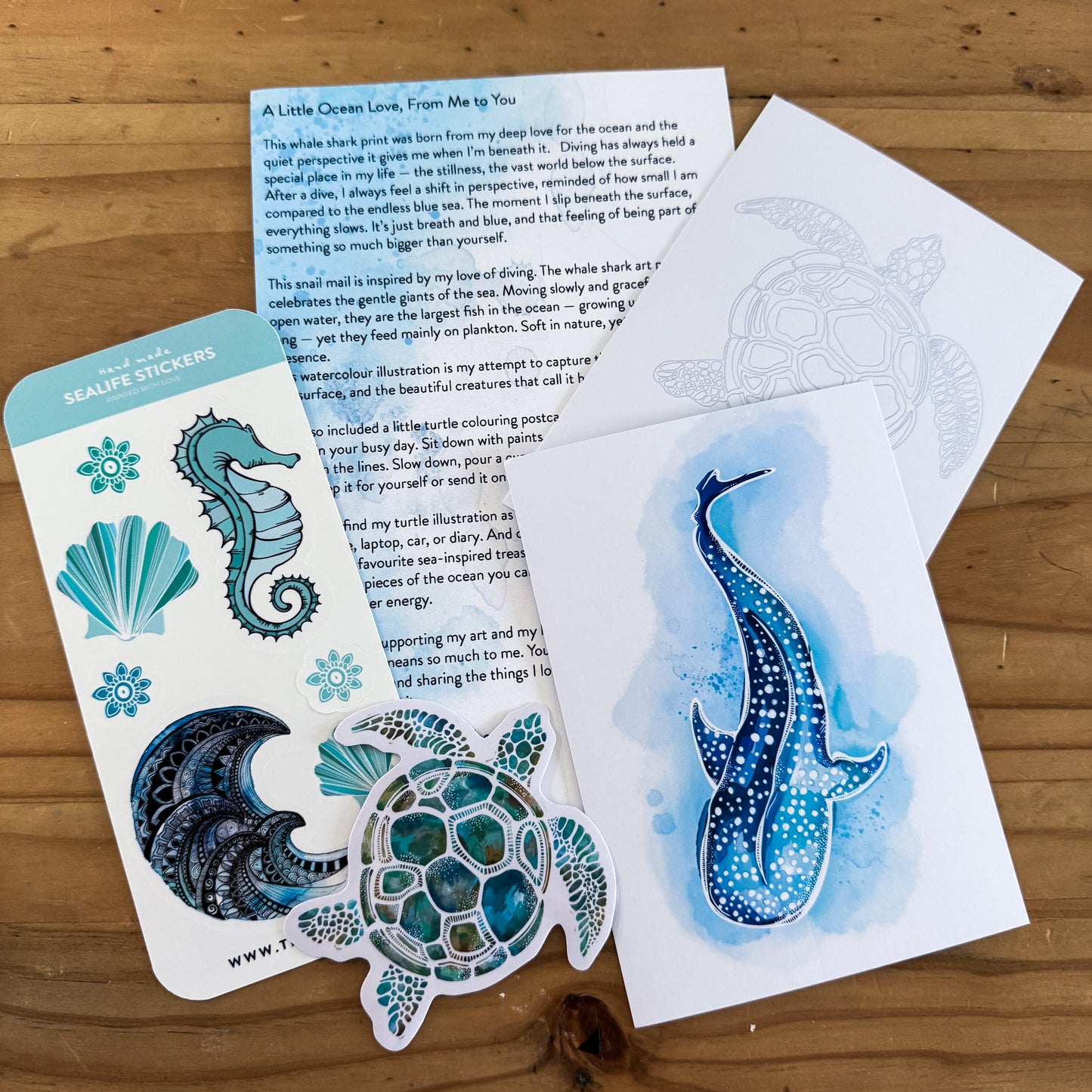 Snail Mail Club By Trevena - slow art and mindful moments for your letterbox