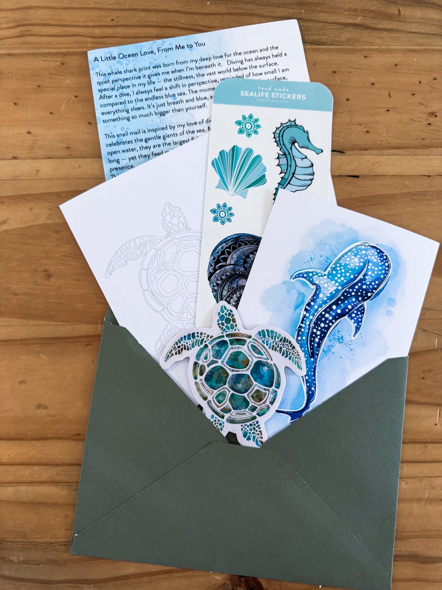 Snail Mail Club By Trevena - slow art and mindful moments for your letterbox