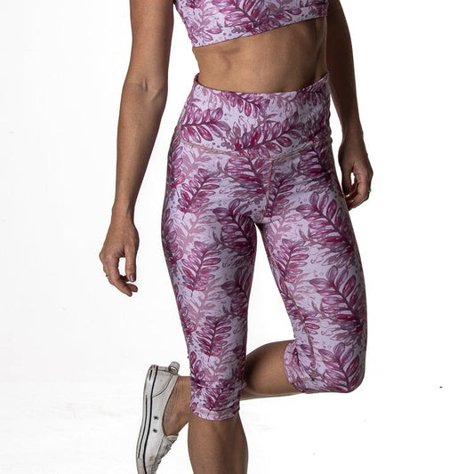 Capri Legging  - Pink Watercolour
