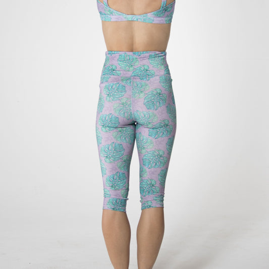 Capri Legging  - Monstera Leaf