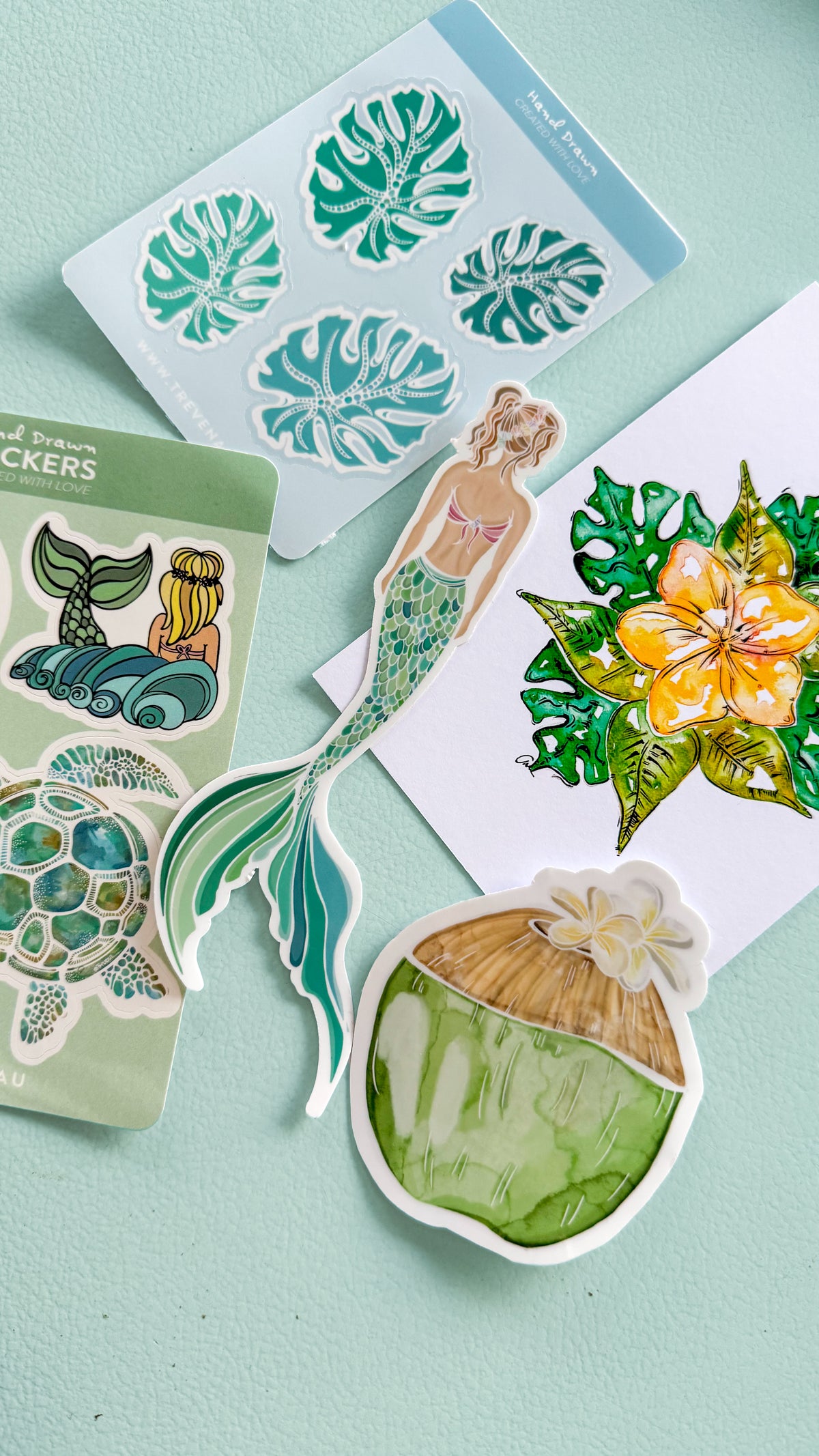 Sticker Mail Club OCTOBER - illustrations for your letterbox
