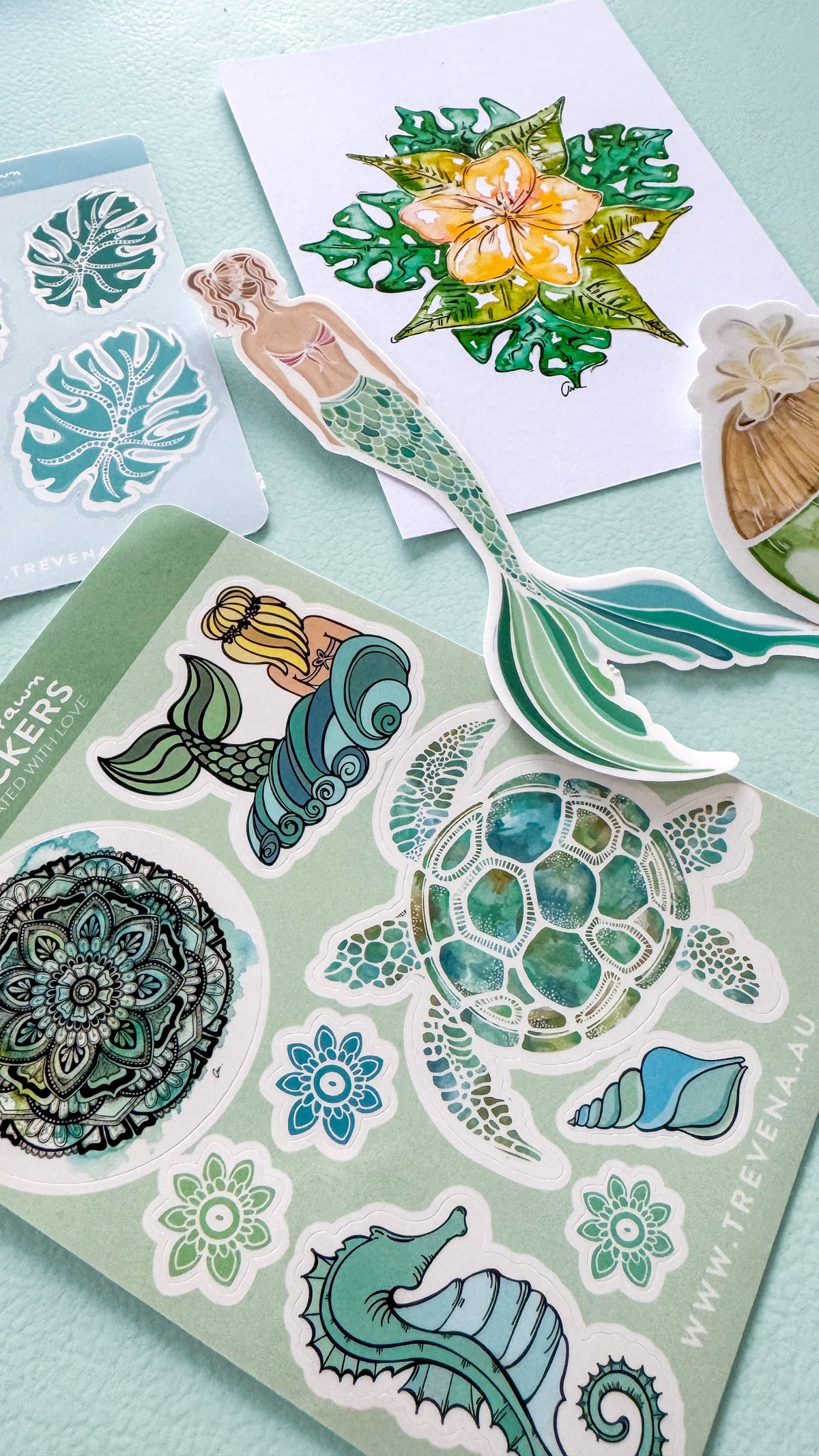 Sticker Mail Club OCTOBER - illustrations for your letterbox