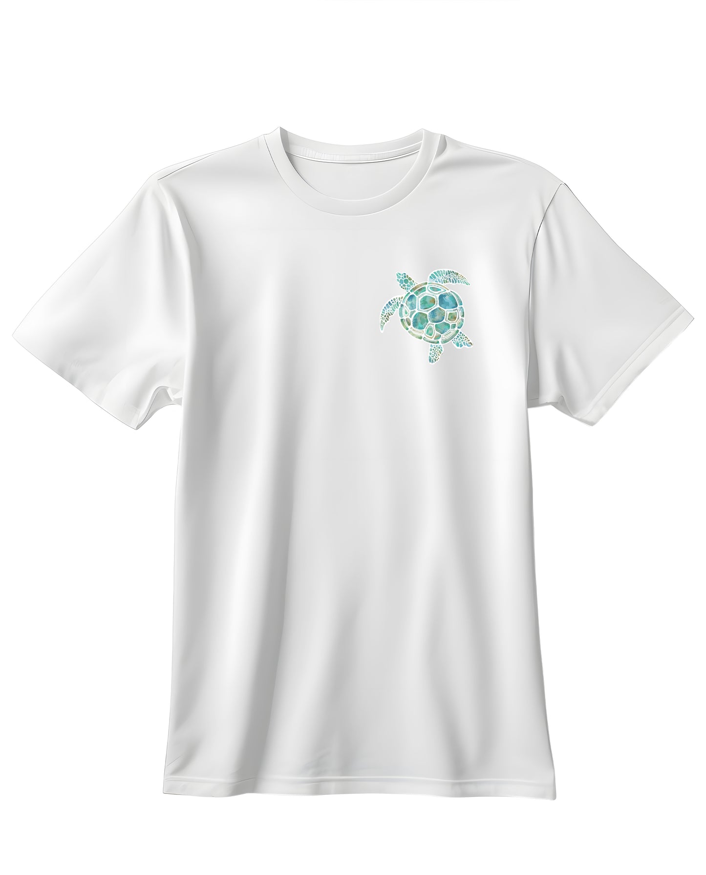 Turtle T-shirts Hand Drawn Graphic Regular Tee - 100% Cotton