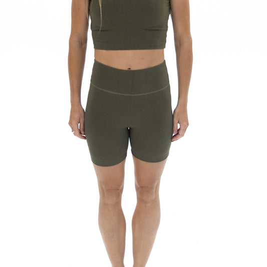 Bike Shorts - Army Green