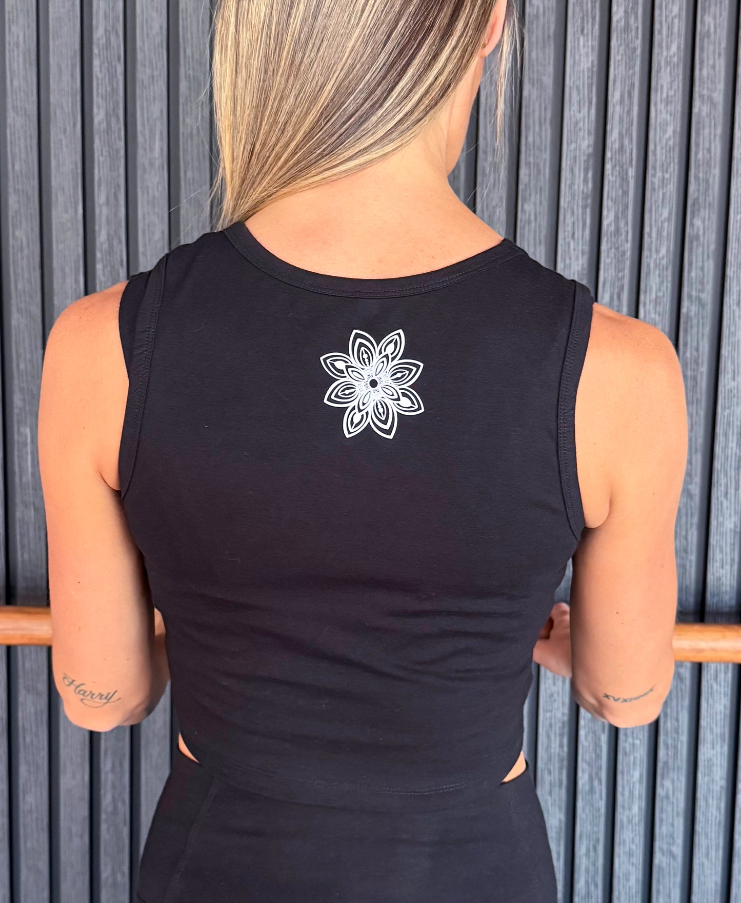 Black Organic Cotton Tank & Legging Set – Activewear Bundle
