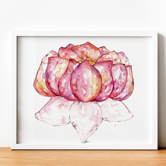Lotus Flower Watercolor