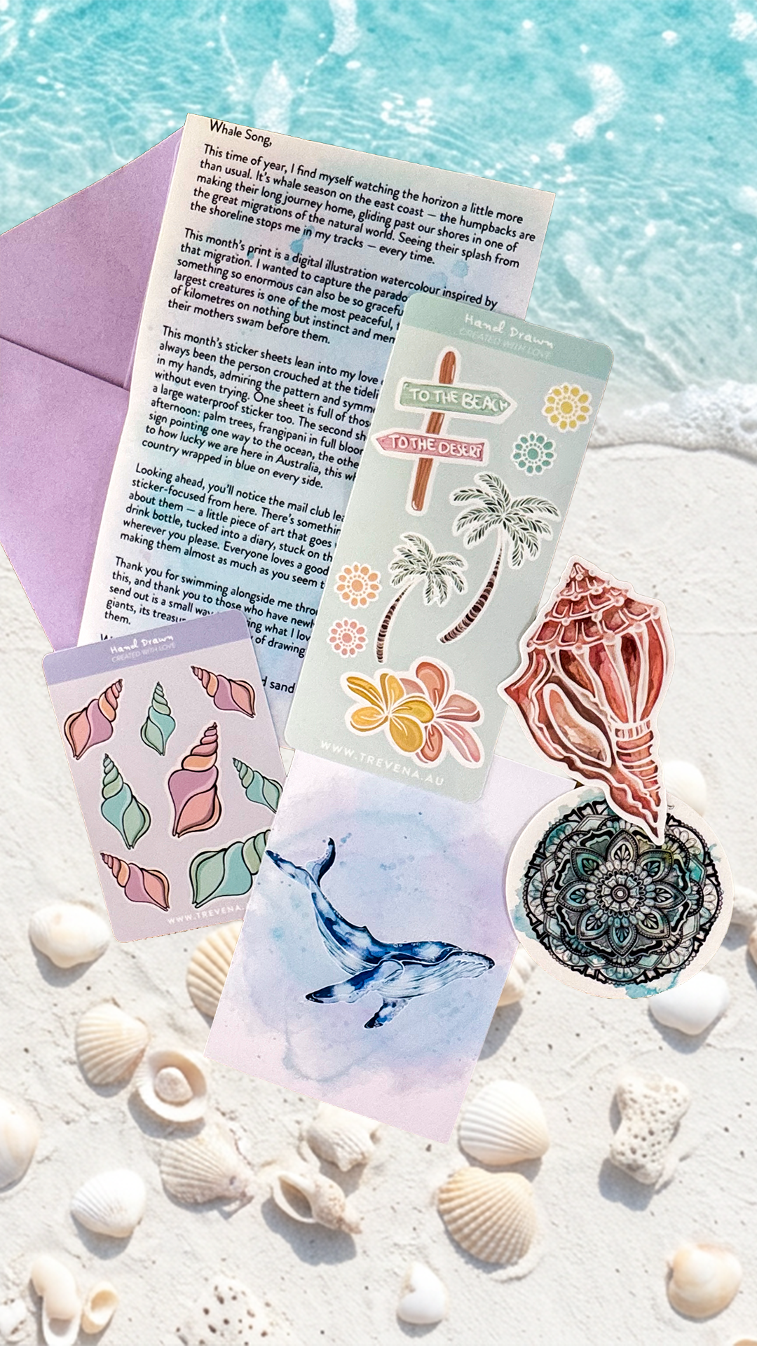 Sticker Mail Club SEPTEMBER - illustrations for your letterbox