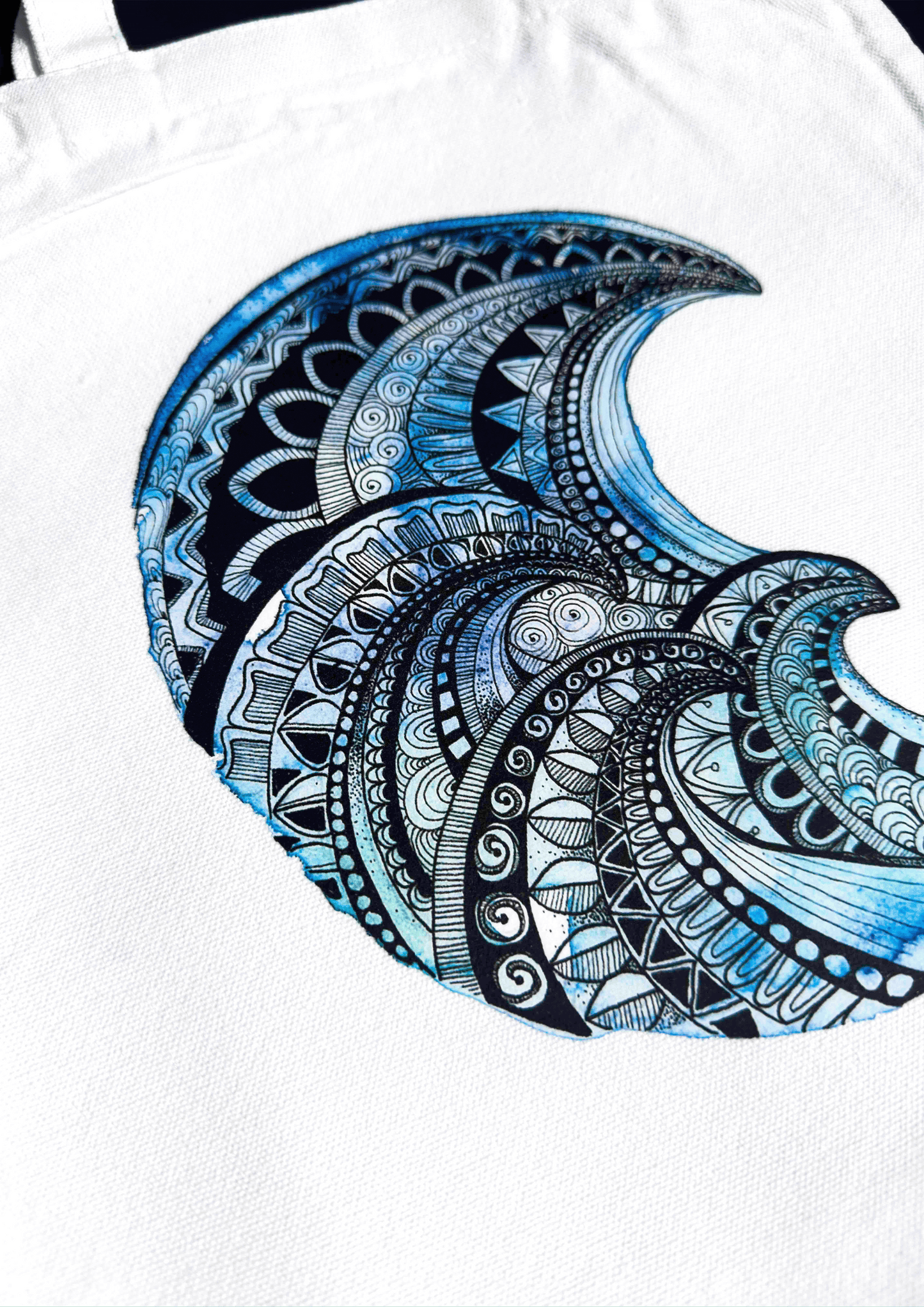 Tote Bag - Wave Artisan Watercolour Illustration