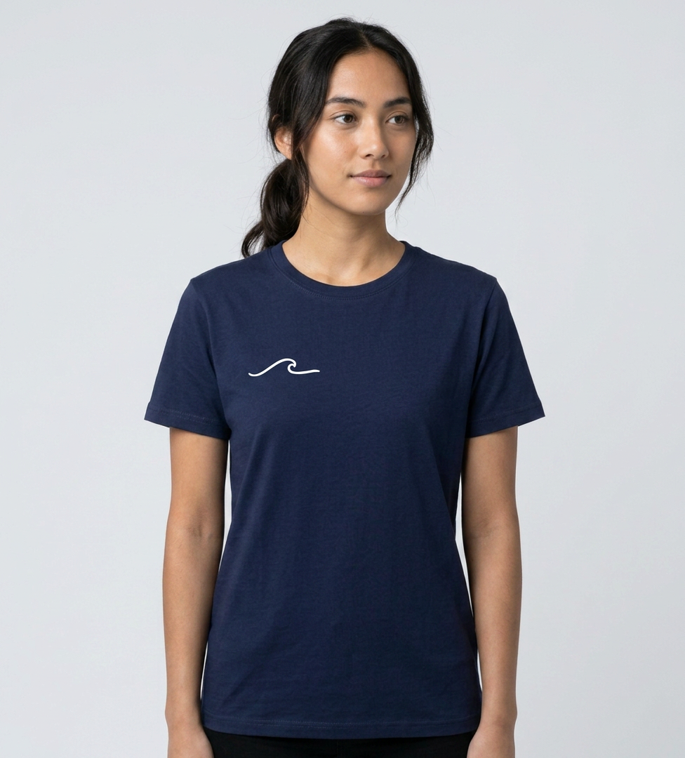 T-Shirt Wave Mandala - Navy